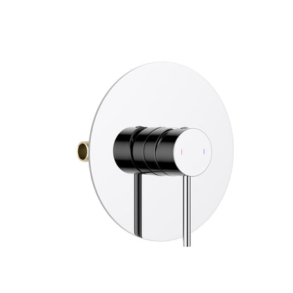 Aquavit CIRCULAR chrome one-way pressure-balance shower mixer VT0941101