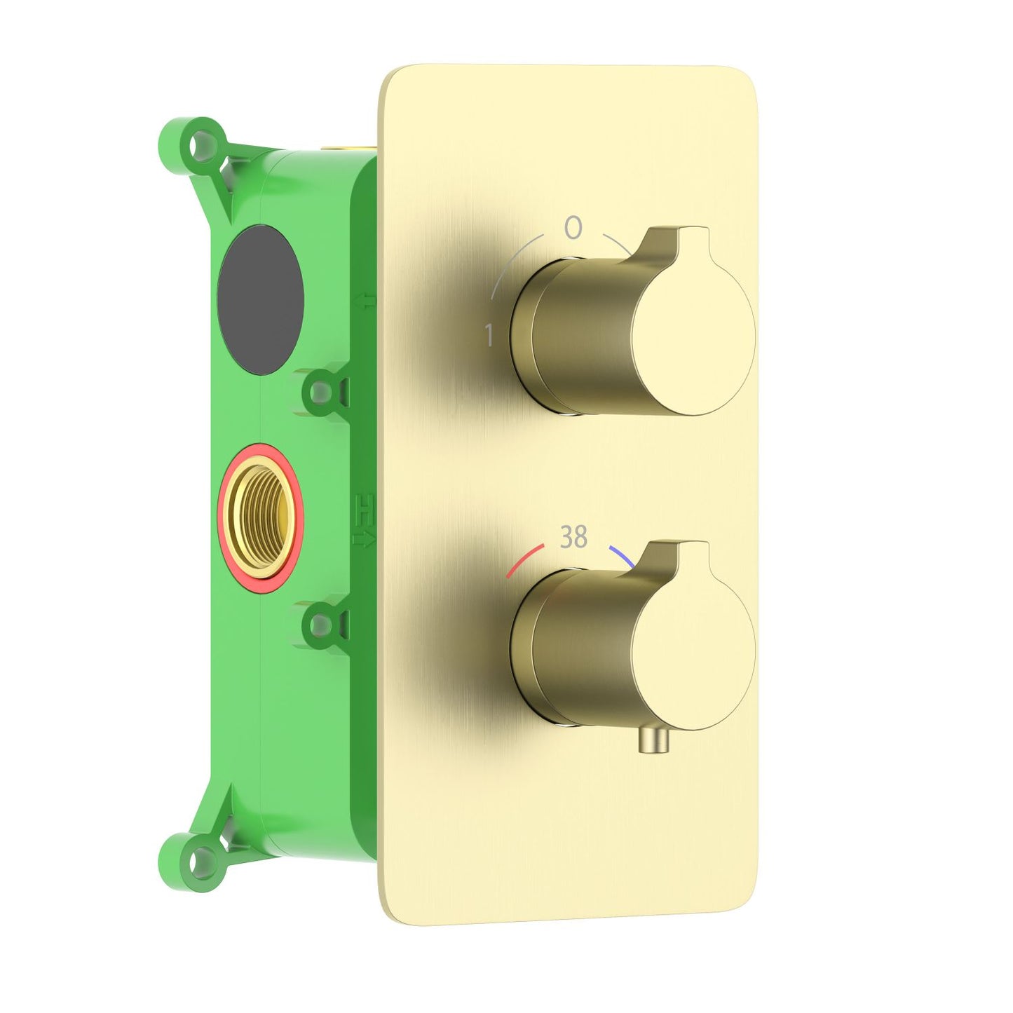 2-Function Concealed Thermostatic Shower Valve System with Rough-In Box VT0952201