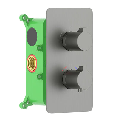2-Function Concealed Thermostatic Shower Valve System with Rough-In Box VT0952201