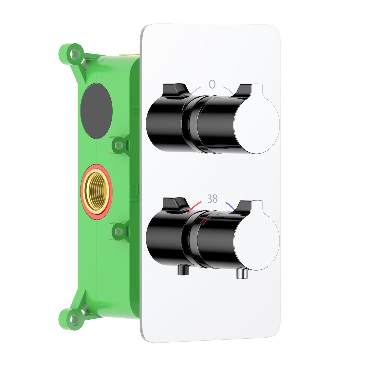 2-Function Concealed Thermostatic Shower Valve System with Rough-In Box VT0952201