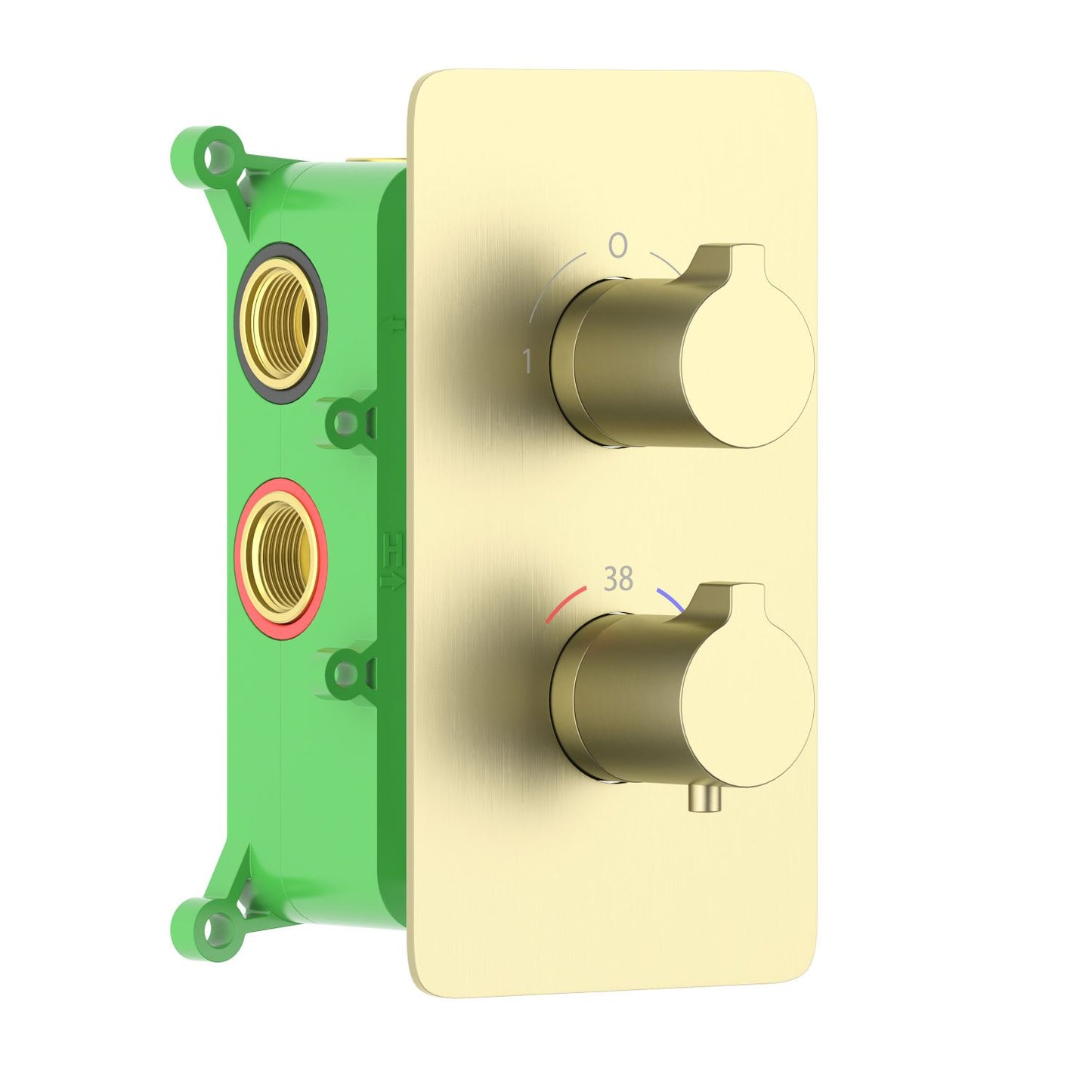 3-Function Concealed Thermostatic Shower Valve System with Rough-In Box VT0952301