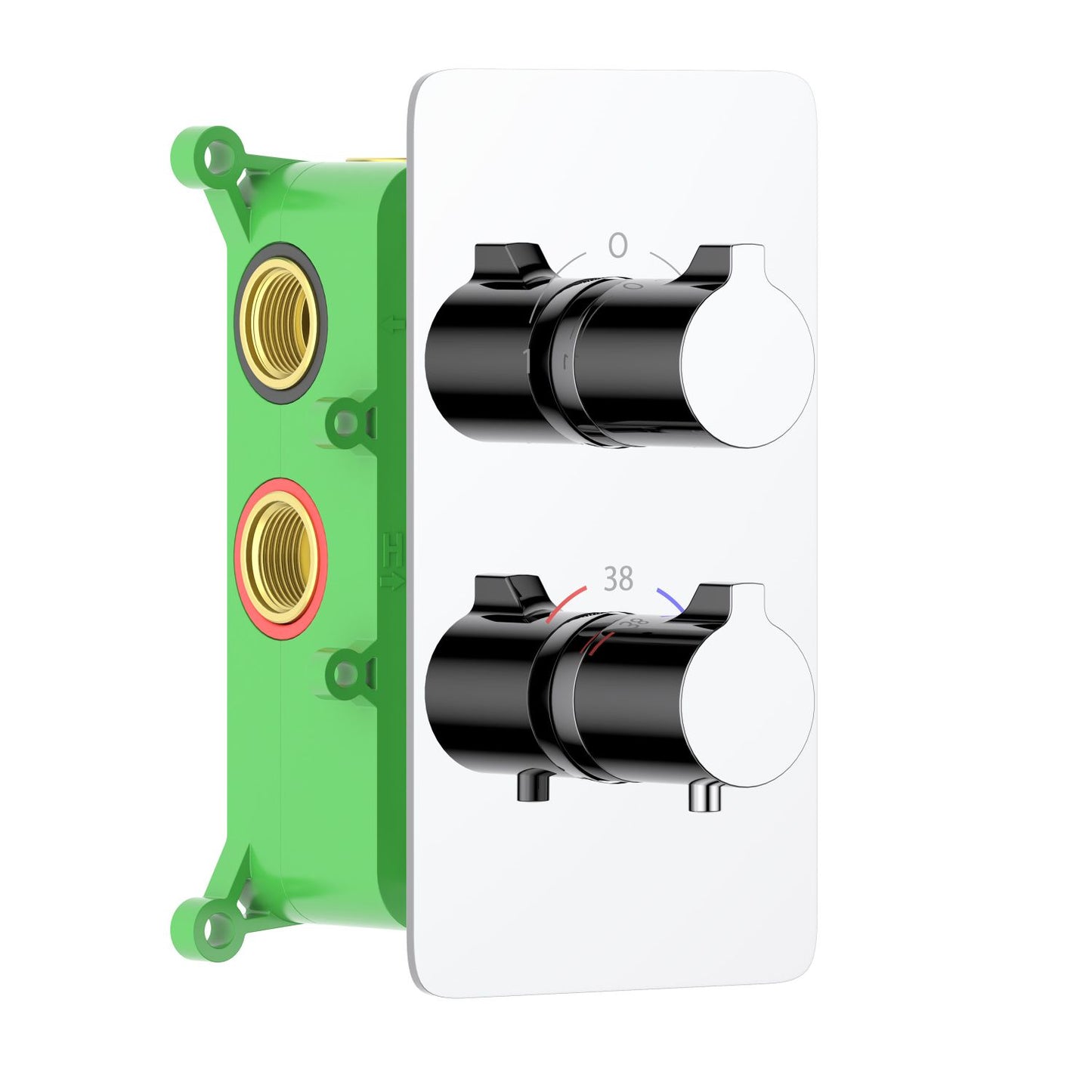 3-Function Concealed Thermostatic Shower Valve System with Rough-In Box VT0952301
