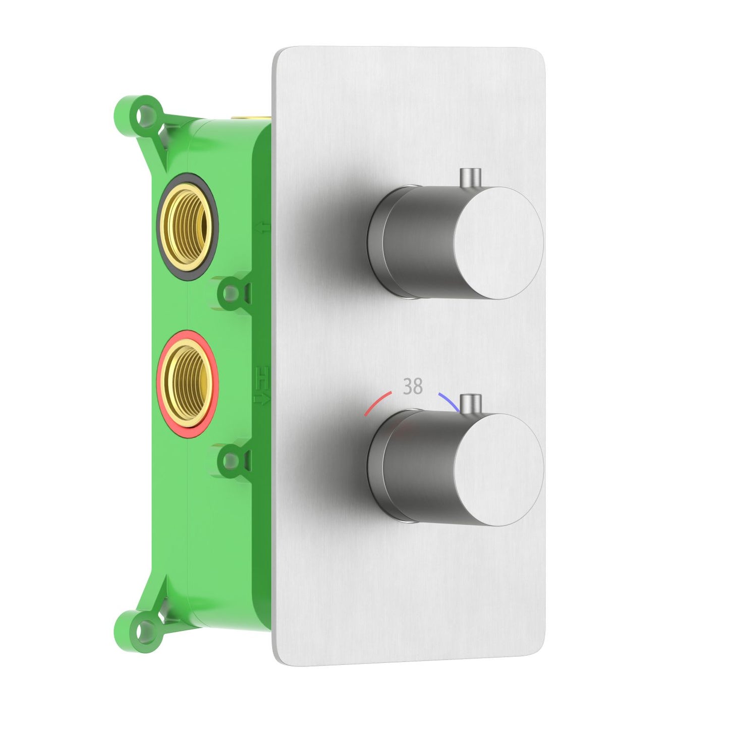 3-Function Concealed Thermostatic Shower Valve System with Rough-In Box VT0952303