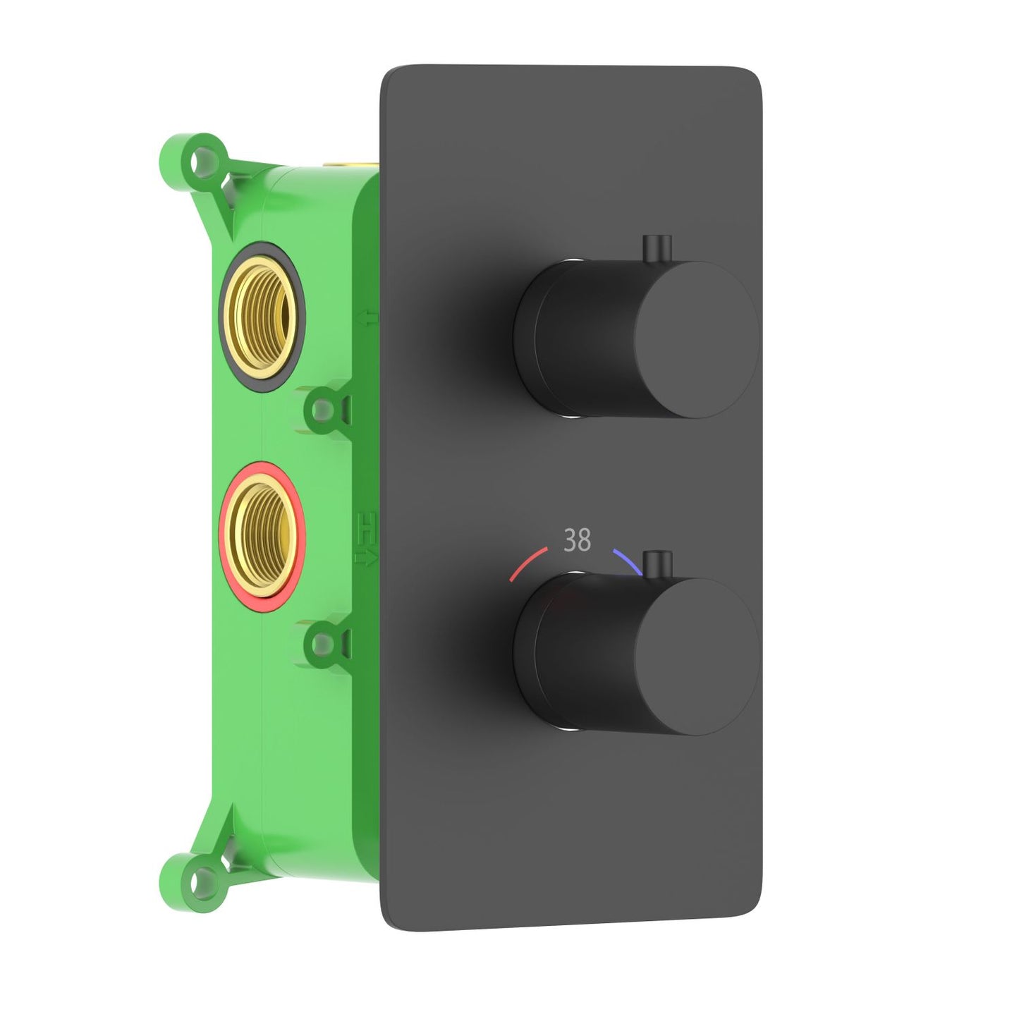 3-Function Concealed Thermostatic Shower Valve System with Rough-In Box VT0952303