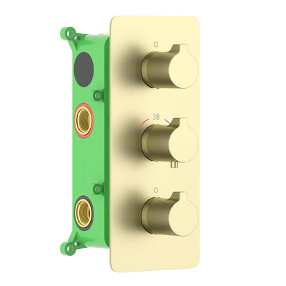 4-Function Concealed Thermostatic Shower Valve System with Simultaneous Outlet Control VT0953401