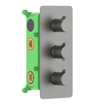 4-Function Concealed Thermostatic Shower Valve System with Simultaneous Outlet Control VT0953401