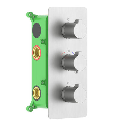 4-Function Concealed Thermostatic Shower Valve System with Simultaneous Outlet Control VT0953401