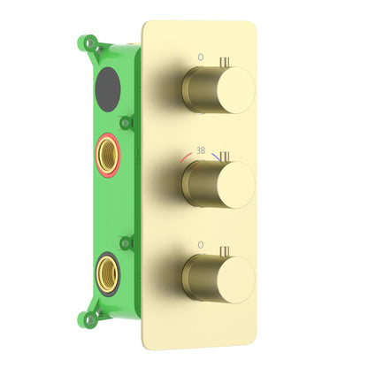 4-Function Concealed Thermostatic Shower Valve System with Simultaneous Outlet Control VT0953403