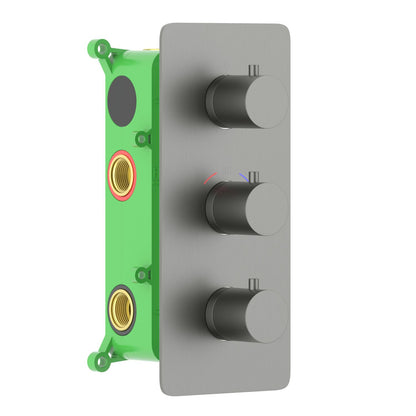 4-Function Concealed Thermostatic Shower Valve System with Simultaneous Outlet Control VT0953403