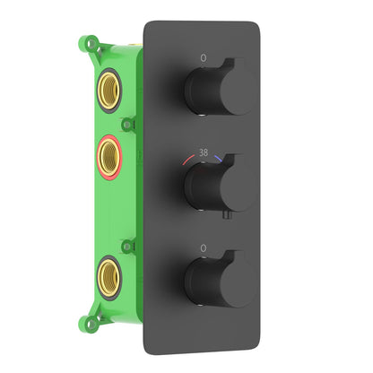 5-Function Concealed Thermostatic Shower Valve System with Simultaneous Outlet Control VT0953501