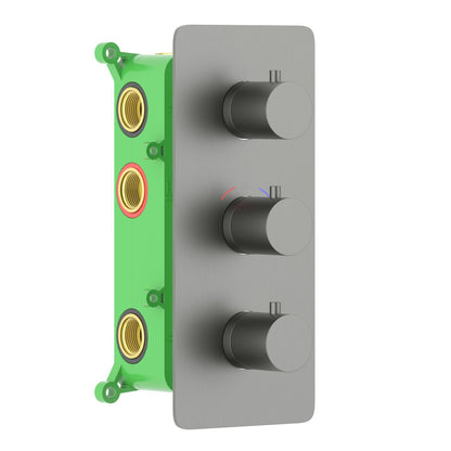 5-Function Concealed Thermostatic Shower Valve System with Simultaneous Outlet Control VT0953503