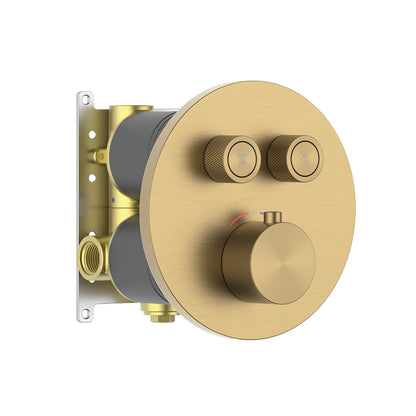 Aquavit C Series Thermostatic Shower Faucet with Push-Button Controls Dual Function VT09C3201