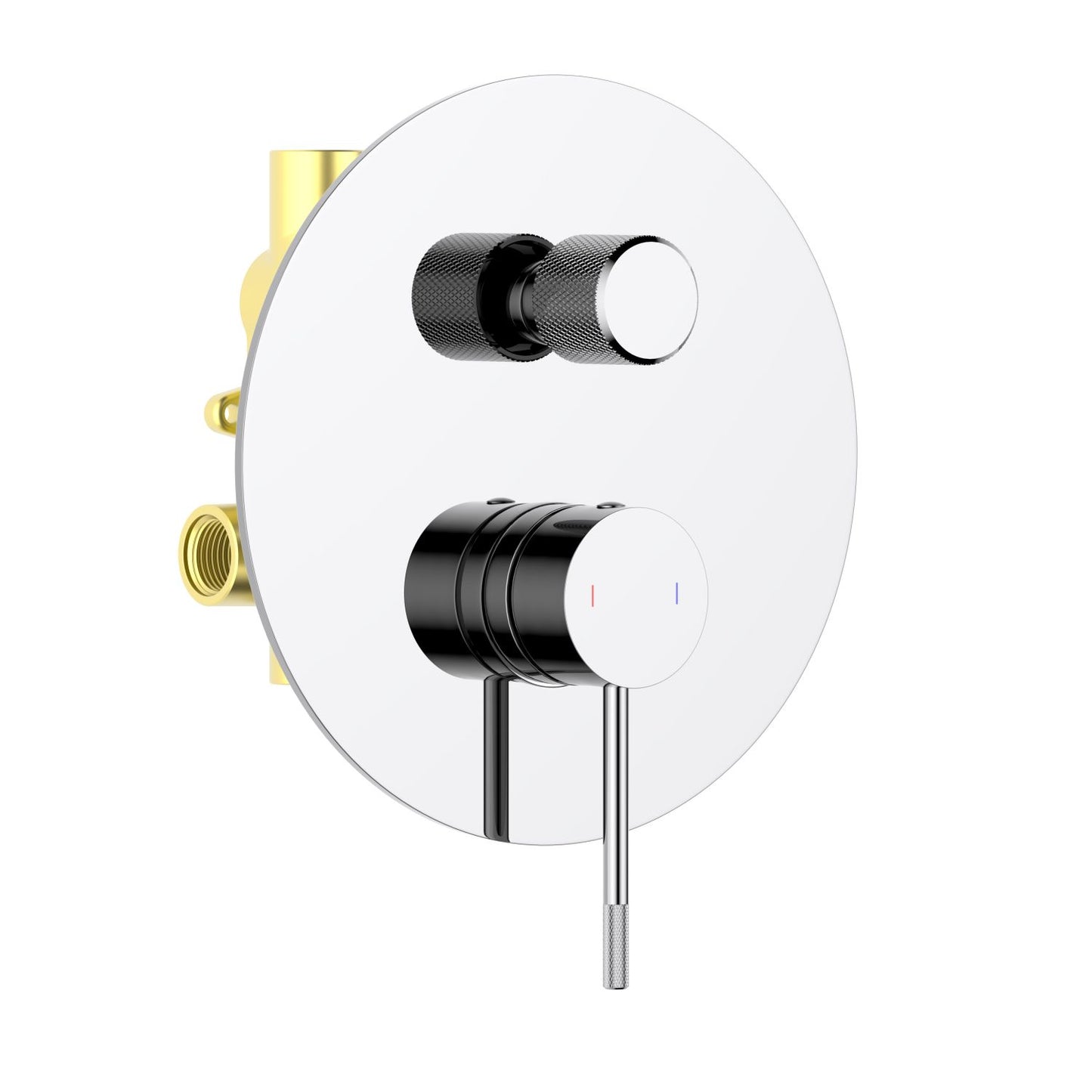 CircularX Durable Brass Concealed Mixer With Brass Carving Handle VT1012202