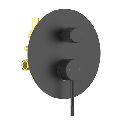 CircularX Durable Brass Concealed Mixer With Brass Carving Handle VT1012202