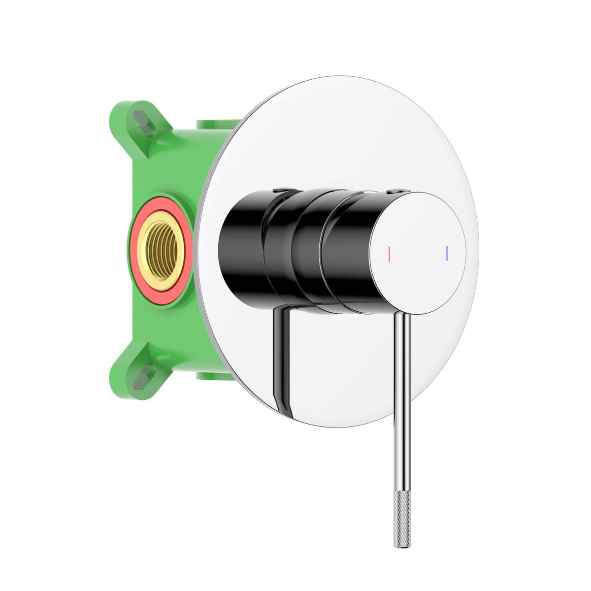 Aquavit Circular X chrome one-outlet concealed shower mixer VT1021101