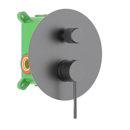 Aquavit Circular X Series 2-Way Concealed Shower Mixer with Installation Box VT1022201