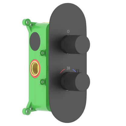 2-Function Concealed Thermostatic Shower Valve System with Rough-In Box VT1052201