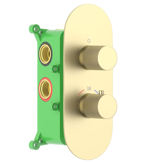 3-Function Concealed Thermostatic Shower Valve System with Rough-In Box VT1052301
