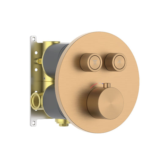 Aquavit C Series Thermostatic Shower Faucet with Push-Button Controls Dual Function VT10C3201