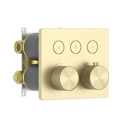 Aquavit B Series Modern Push-Button Thermostatic Mixer, Built-In Installation VT12B5301