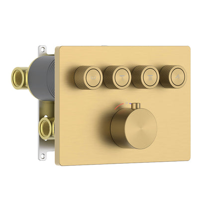 Aquavit C Series 4-Way Shower Mixer with Thermostatic Cartridge VT12C5401