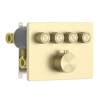 Aquavit C Series 4-Way Shower Mixer with Thermostatic Cartridge VT12C5401