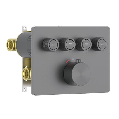 Aquavit C Series 4-Way Shower Mixer with Thermostatic Cartridge VT12C5401