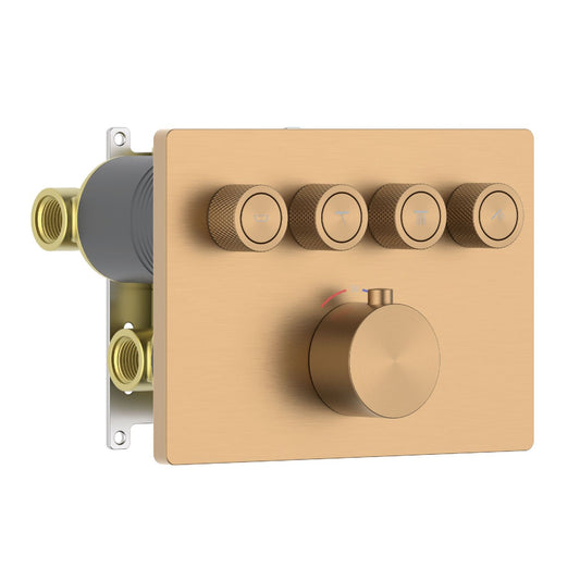 Aquavit C Series 4-Way Shower Mixer with Thermostatic Cartridge VT12C5401