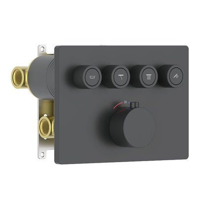 Aquavit C Series 4-Way Shower Mixer with Thermostatic Cartridge VT12C5401