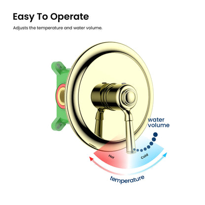 Victoria Concealed shower valve with box 1 outlet VT1521101