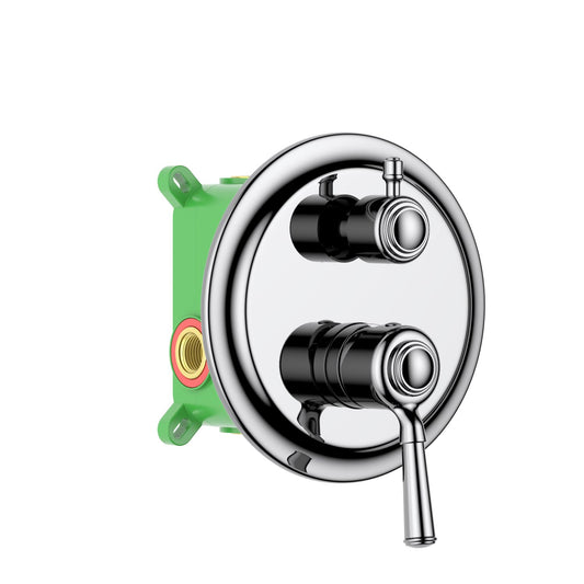 Victoria Brass Concealed Shower Valve with 2 Outlets VT1522201