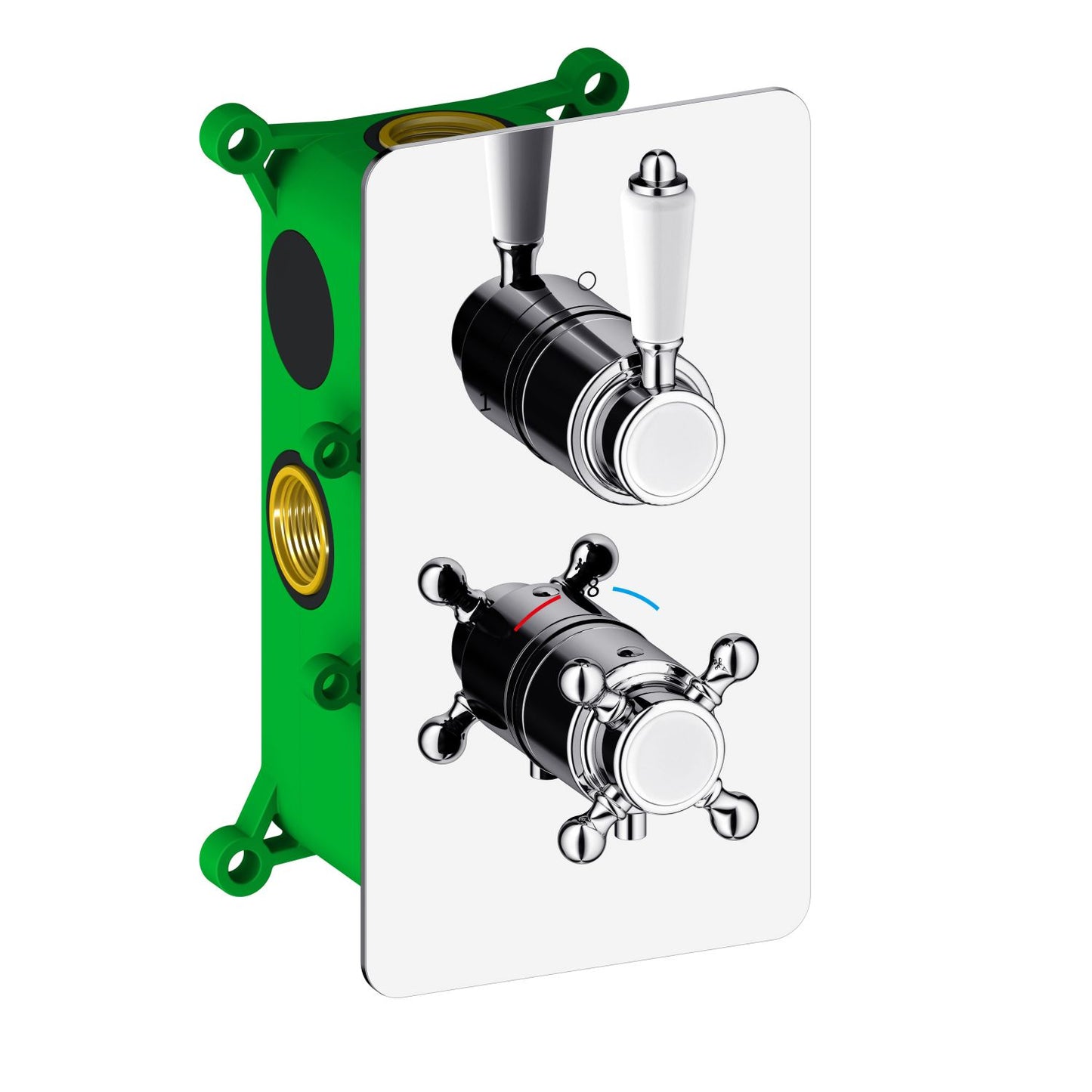 1-Function Concealed Thermostatic Shower Valve System with Rough-In Box VT1552101