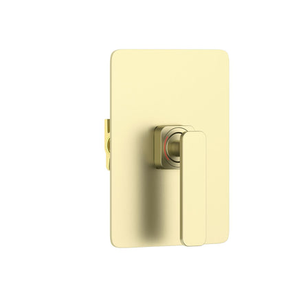 Aquavit Apple brushed gold one-outlet concealed shower mixer VT2111101
