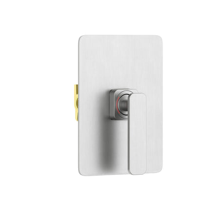 Aquavit Apple brushed nickel one-outlet concealed shower mixer VT2111101
