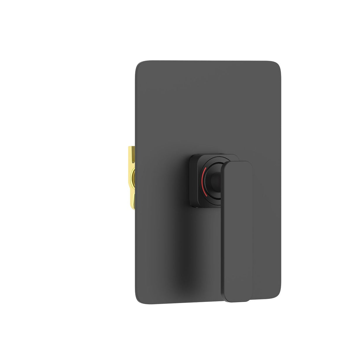 Aquavit Apple matte black one-outlet concealed shower mixer VT2111101