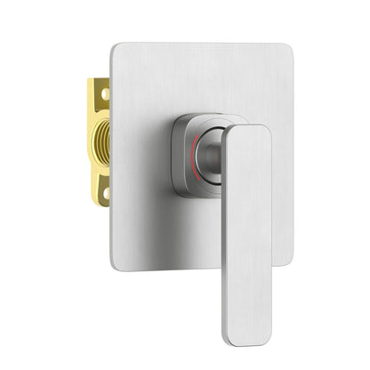  Aquavit Apple brushed nickel one-outlet concealed shower mixer VT2111102