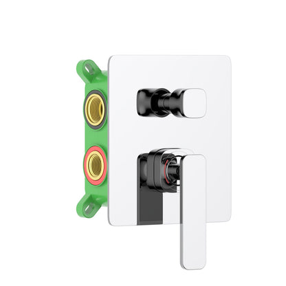 Aquavit Apple chrome three-outlet concealed shower mixer VT2122301