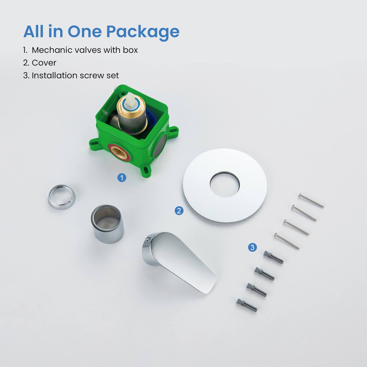 Aquavit Harmony 1-Way Concealed Shower Mixer with Easy-Box