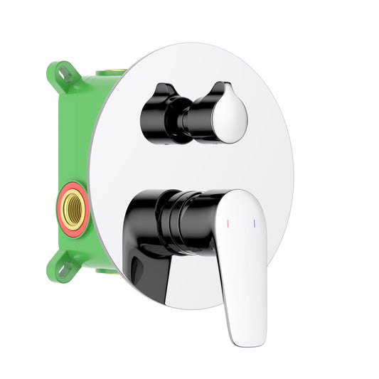 Aquavit Harmony chrome two-outlet concealed shower mixer VT2222201