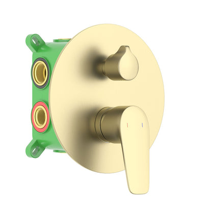 Aquavit Harmony Solid Brass 3-Way Concealed Shower System Valve VT2222301