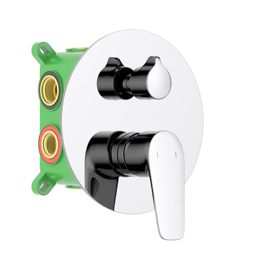 Aquavit Harmony Solid Brass 3-Way Concealed Shower System Valve VT2222301