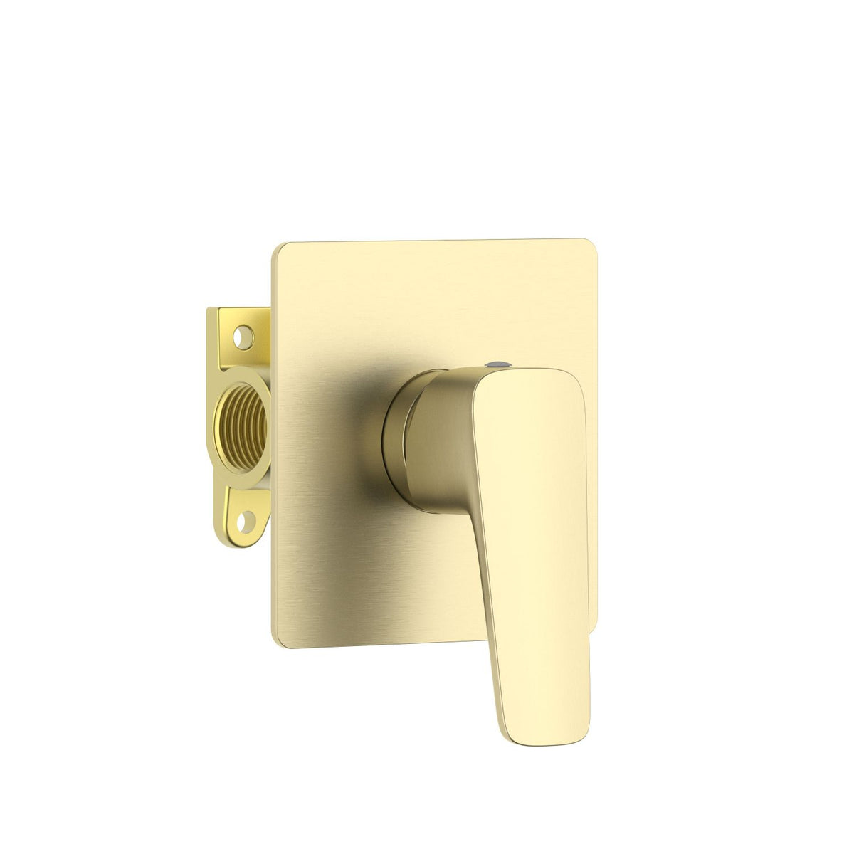 Aquavit Matera brushed gold one-outlet concealed shower mixer VT2311101