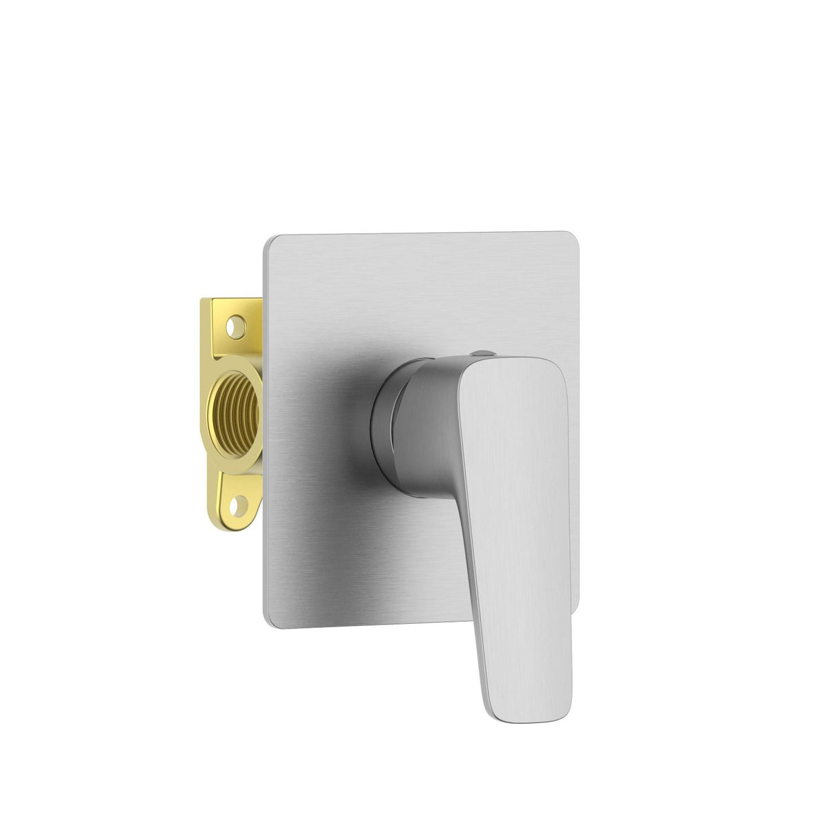Aquavit Matera brushed nickel one-outlet concealed shower mixer VT2311101
