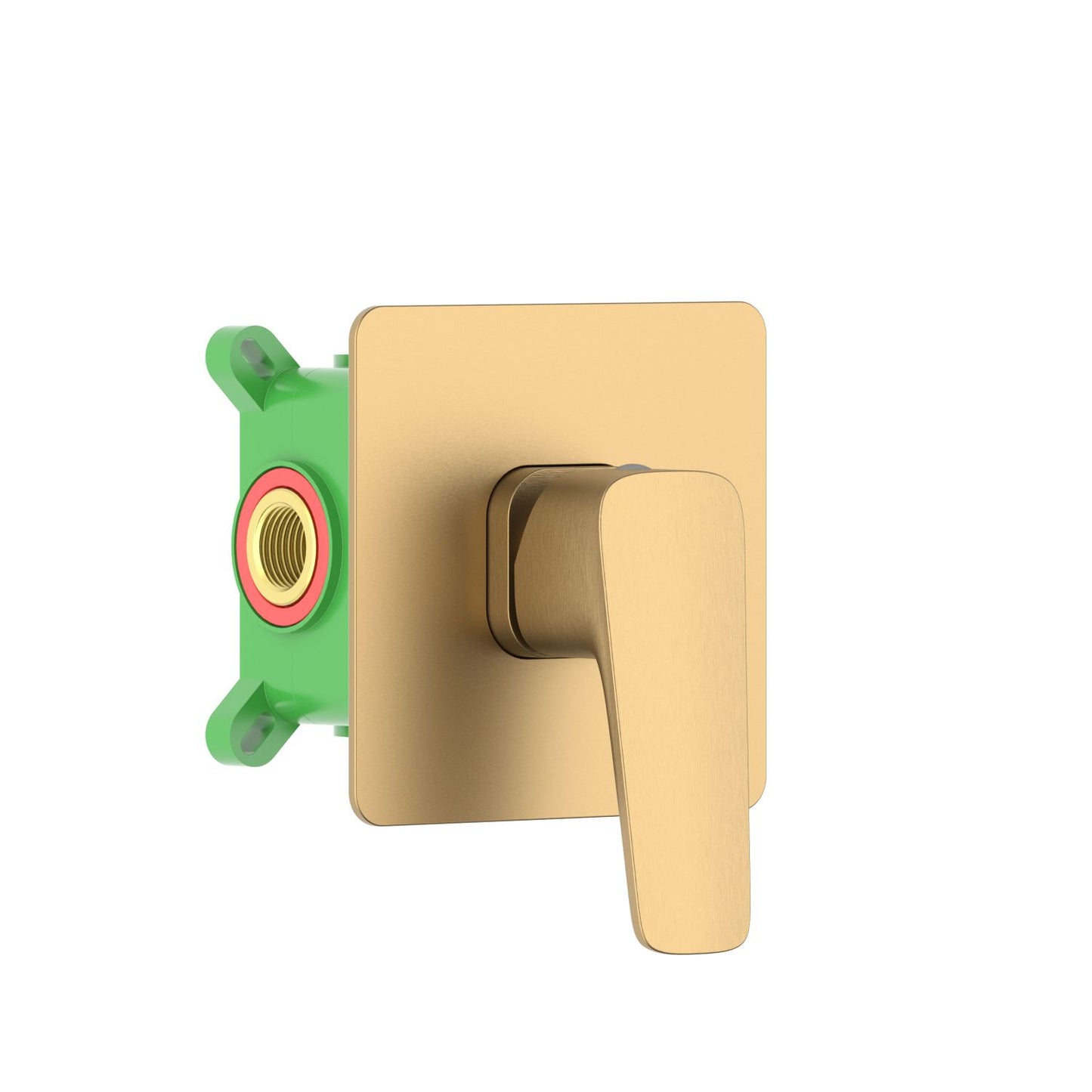Matera Brass Concealed Shower Mixer with Sleek Stainless Steel Plate VT2321101