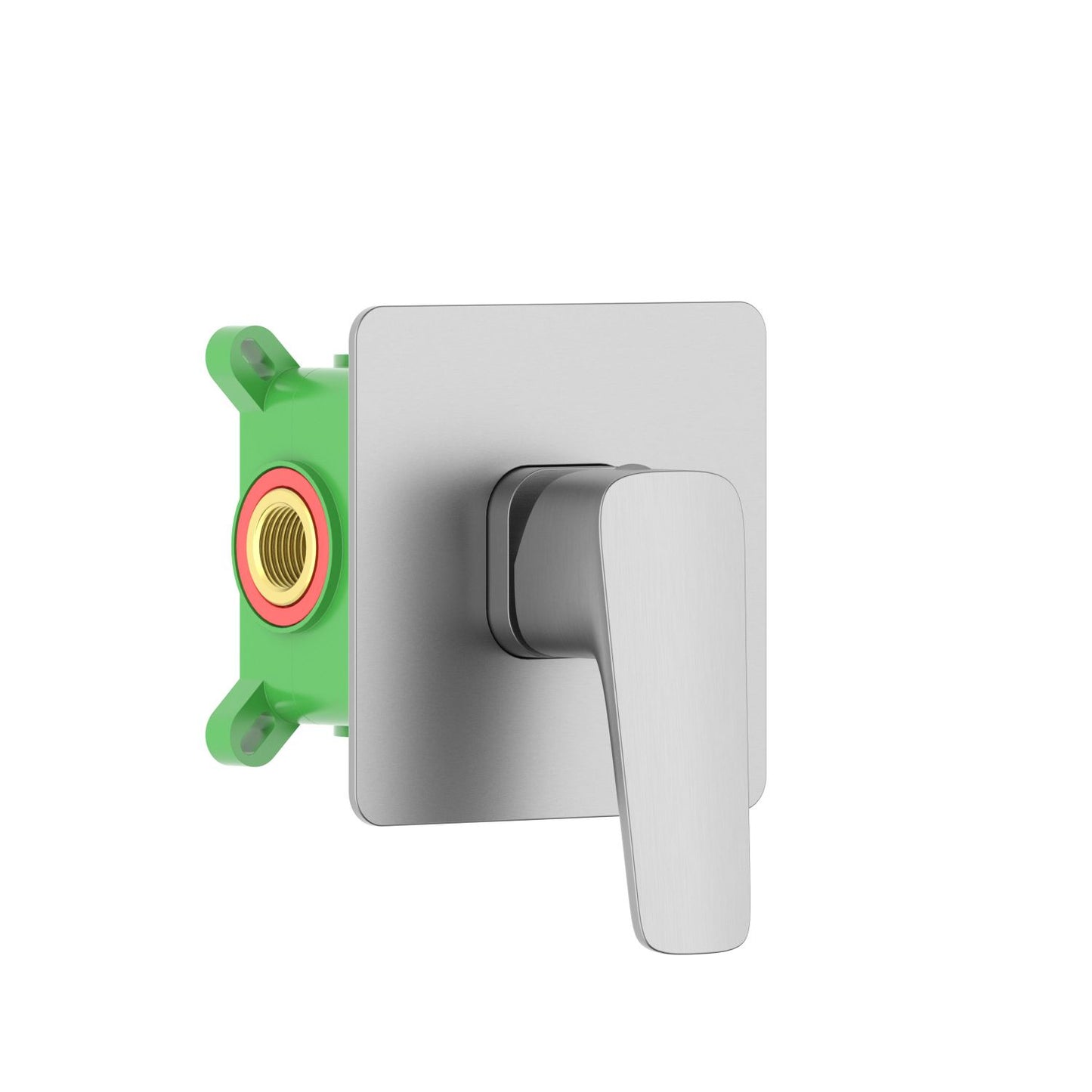 Matera Brass Concealed Shower Mixer with Sleek Stainless Steel Plate VT2321101