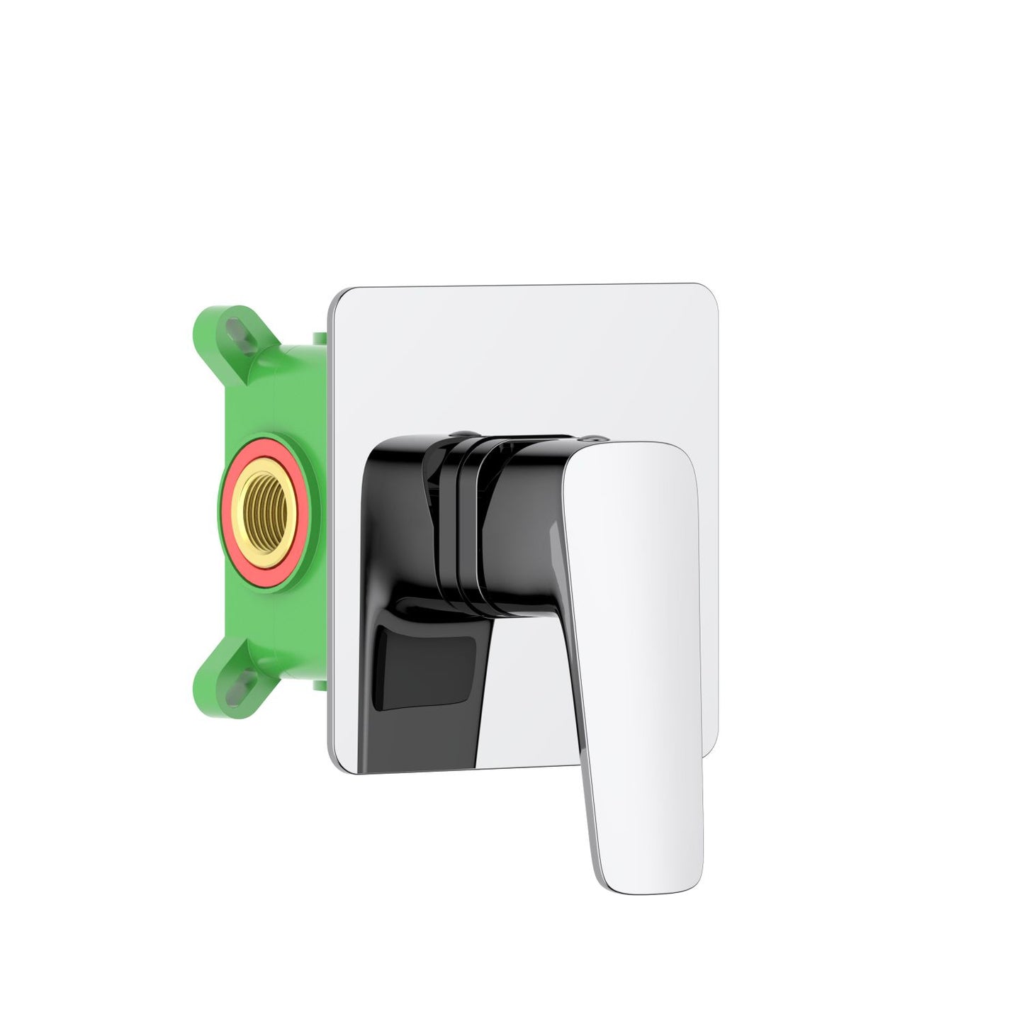 Matera Brass Concealed Shower Mixer with Sleek Stainless Steel Plate VT2321101