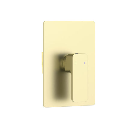 Aquavit Infinity brushed gold one-outlet concealed shower mixer VT2411101
