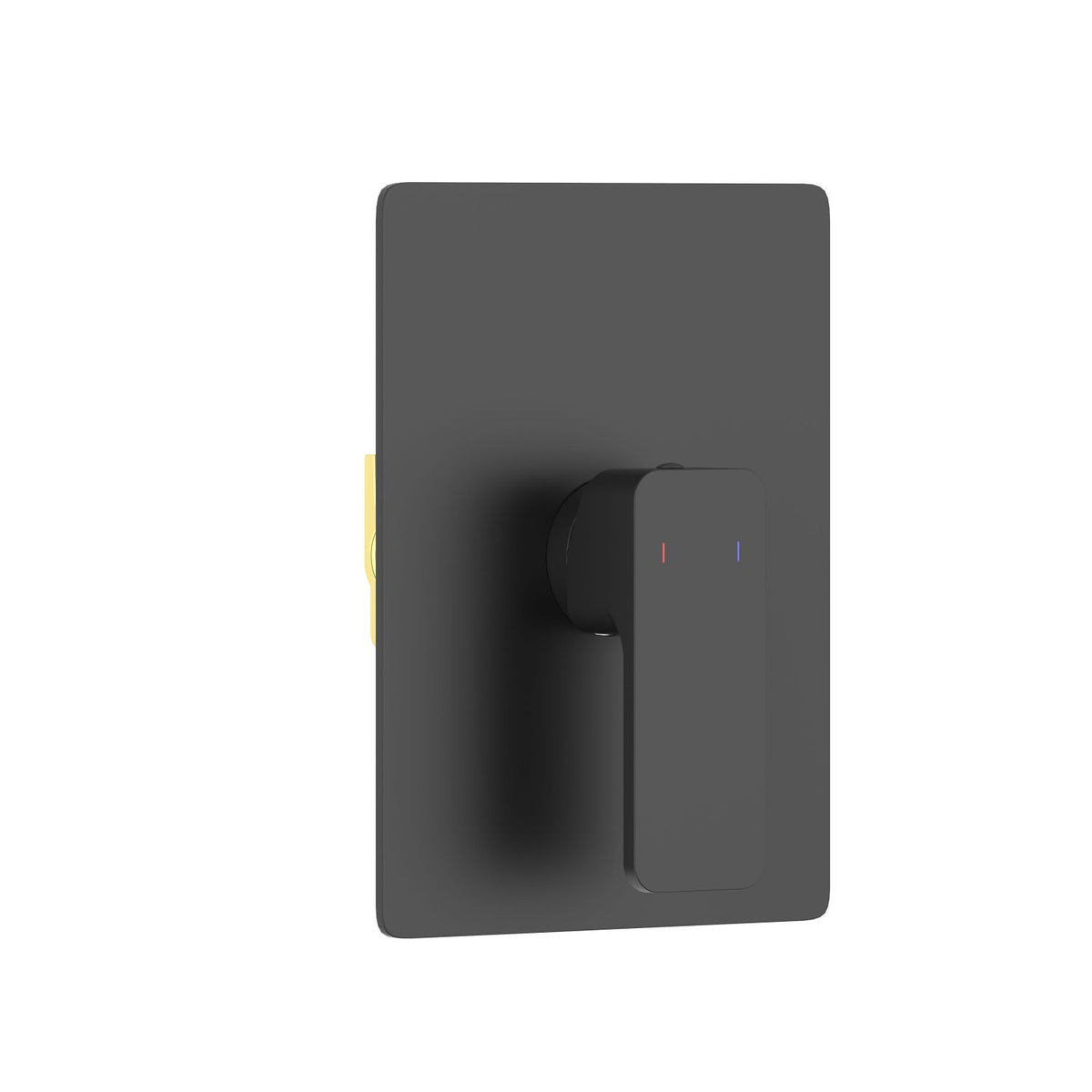 Aquavit Infinity matte black one-outlet concealed shower mixer VT2411101