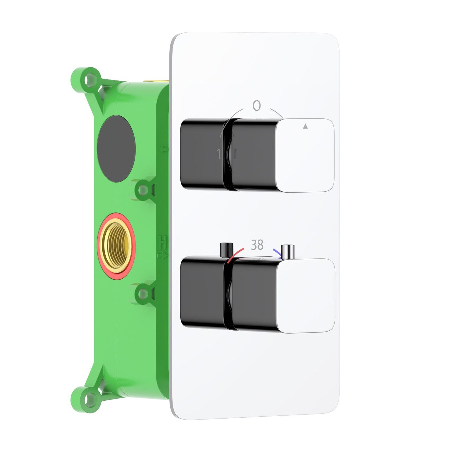 1-Function Concealed Thermostatic Shower Valve System with Rough-In Box VT2452101