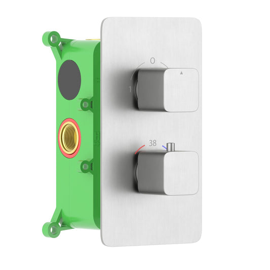 2-Function Concealed Thermostatic Shower Valve System with Rough-In Box VT2452201